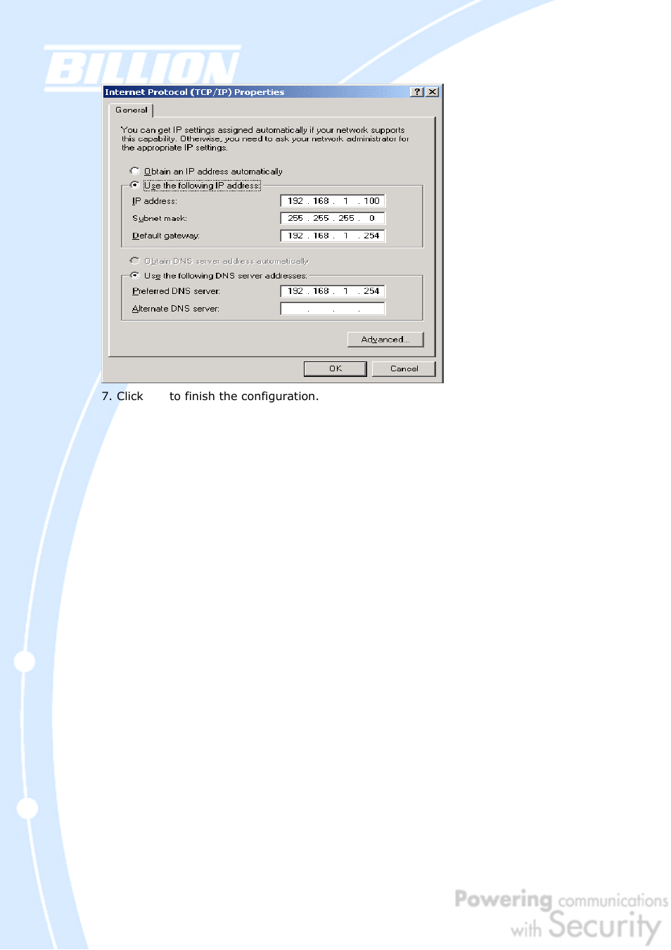 Billion Electric Company BiGuard 50G User Manual | Page 48 / 223