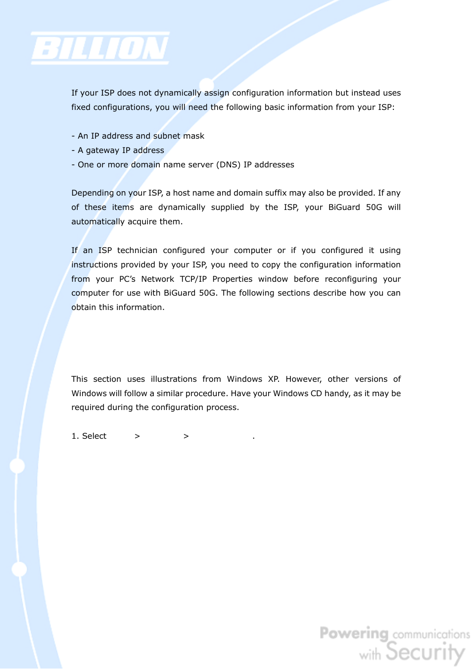 Billion Electric Company BiGuard 50G User Manual | Page 63 / 223