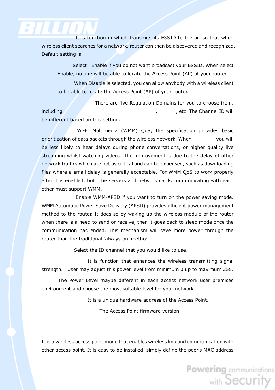 Billion Electric Company BiGuard 50G User Manual | Page 85 / 223