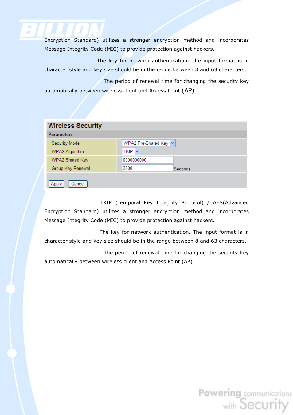 Billion Electric Company BiGuard 50G User Manual | Page 87 / 223