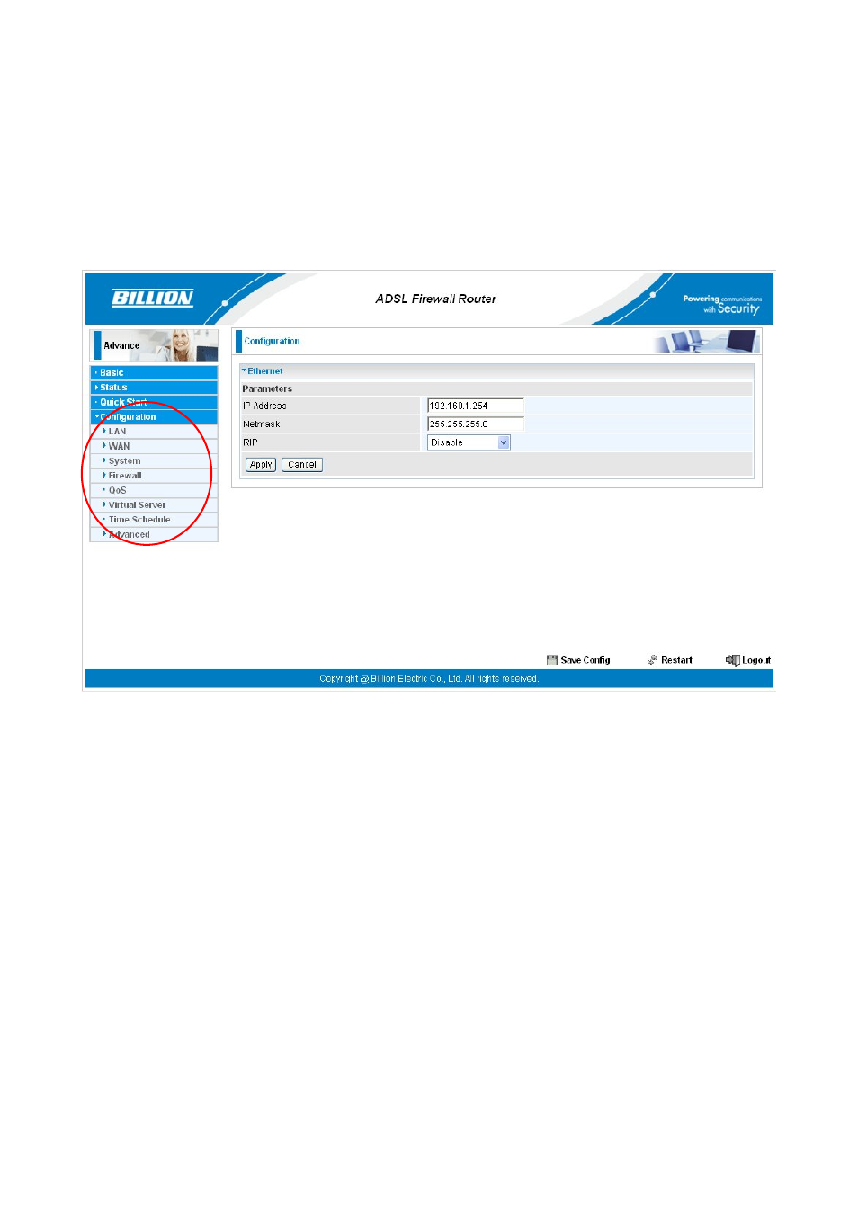 Billion Electric Company BiPAC 7300GX User Manual | Page 51 / 126