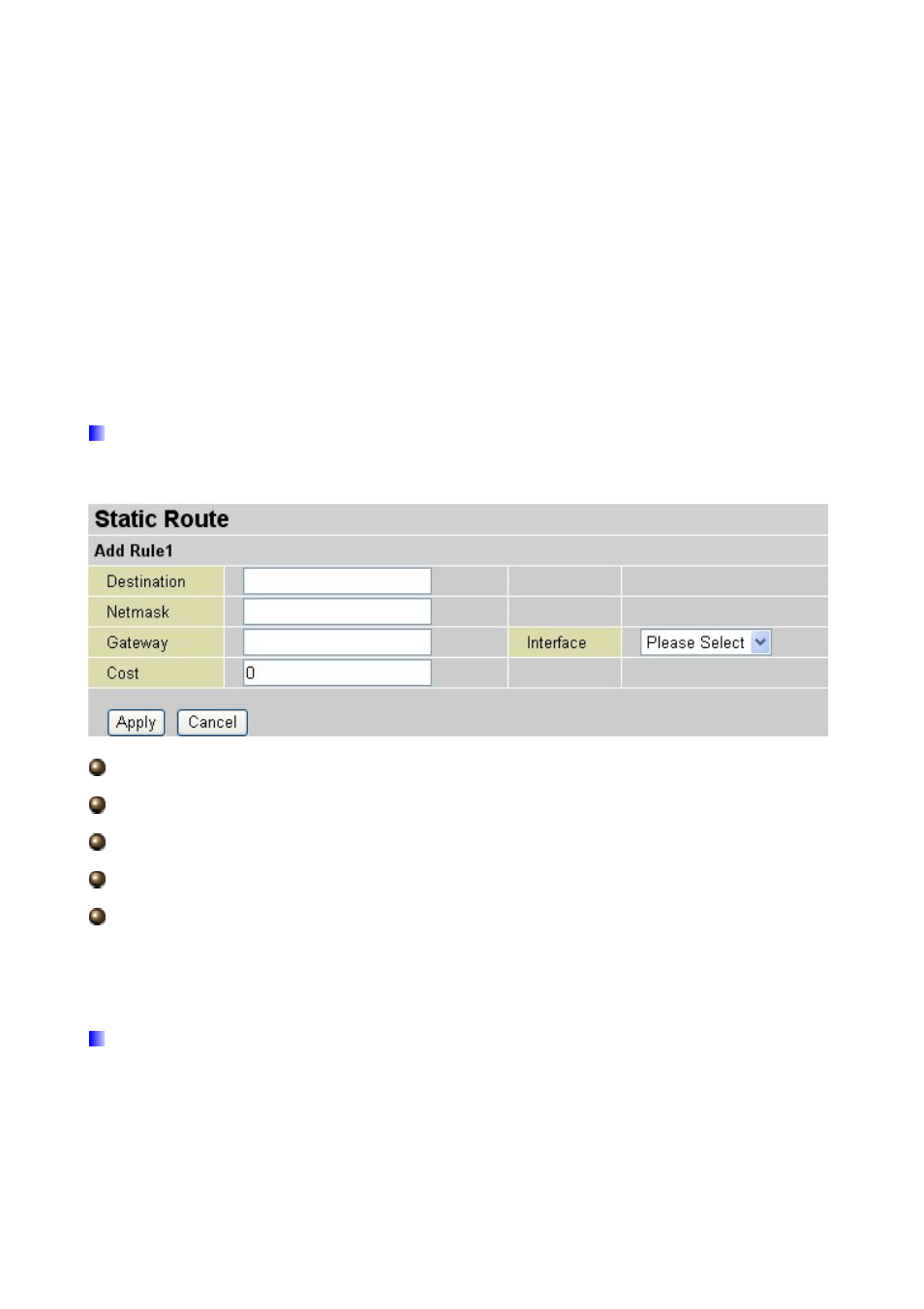 7 advanced, 1 static route, 2 dynamic dns | Billion Electric Company BIPAC 7300(G) User Manual | Page 84 / 103