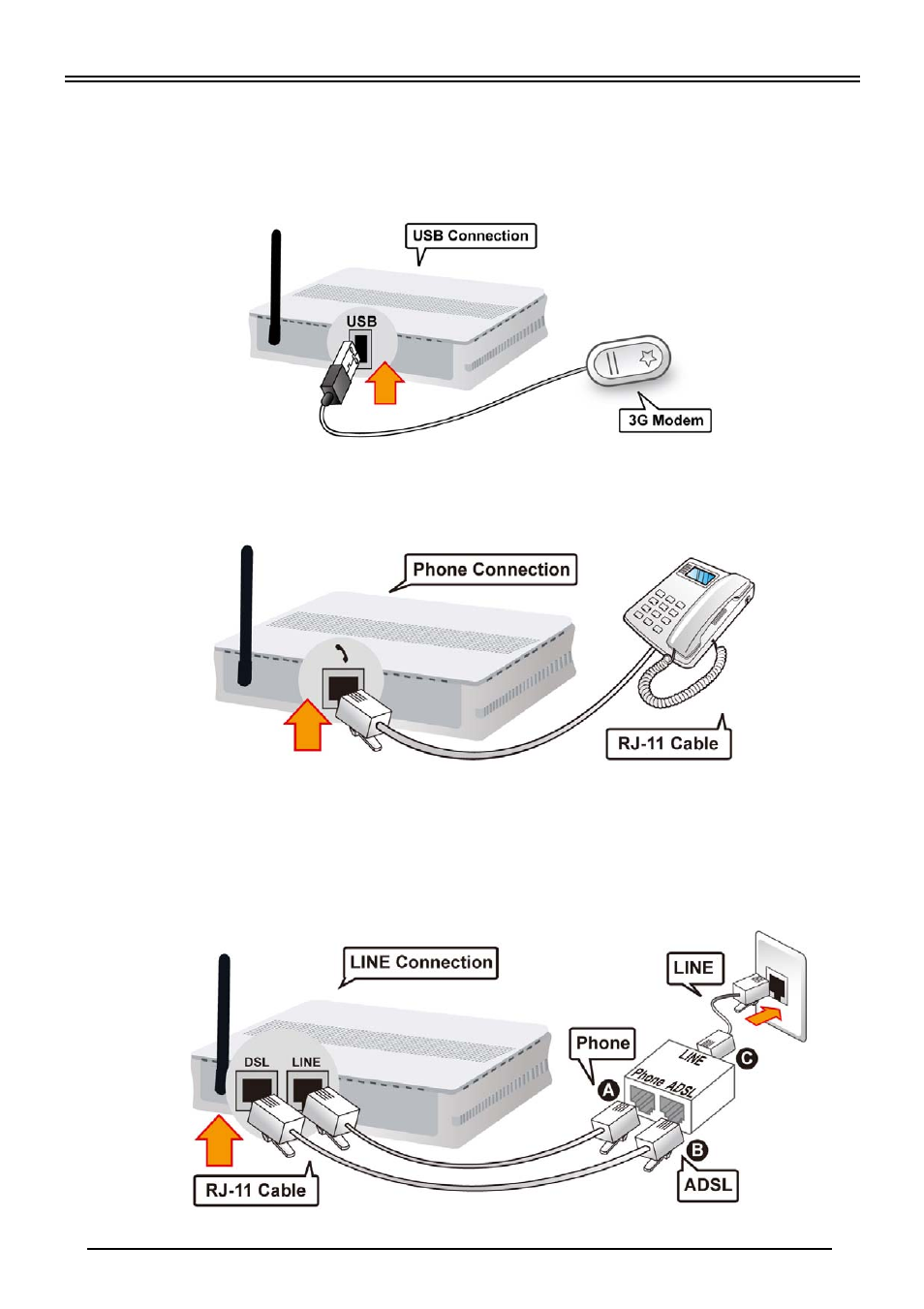 Billion Electric Company BiPAC 7401V(G)PX User Manual | Page 6 / 8