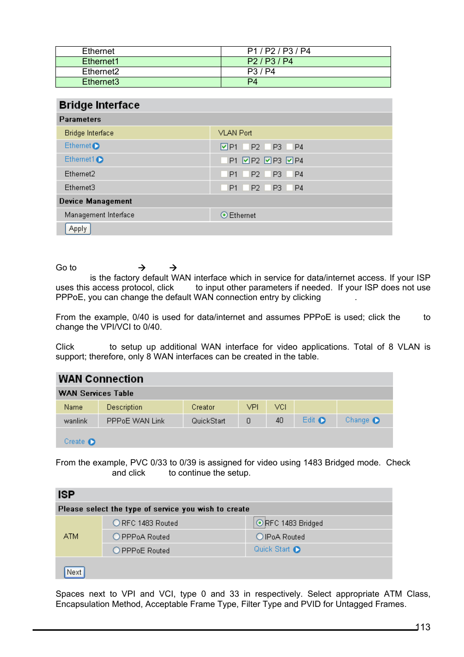 Billion Electric Company BiPAC 7402VL User Manual | Page 114 / 120