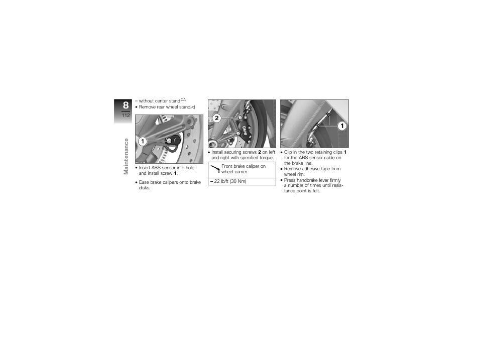 BMW Motorrad K1300S User Manual | Page 116 / 170