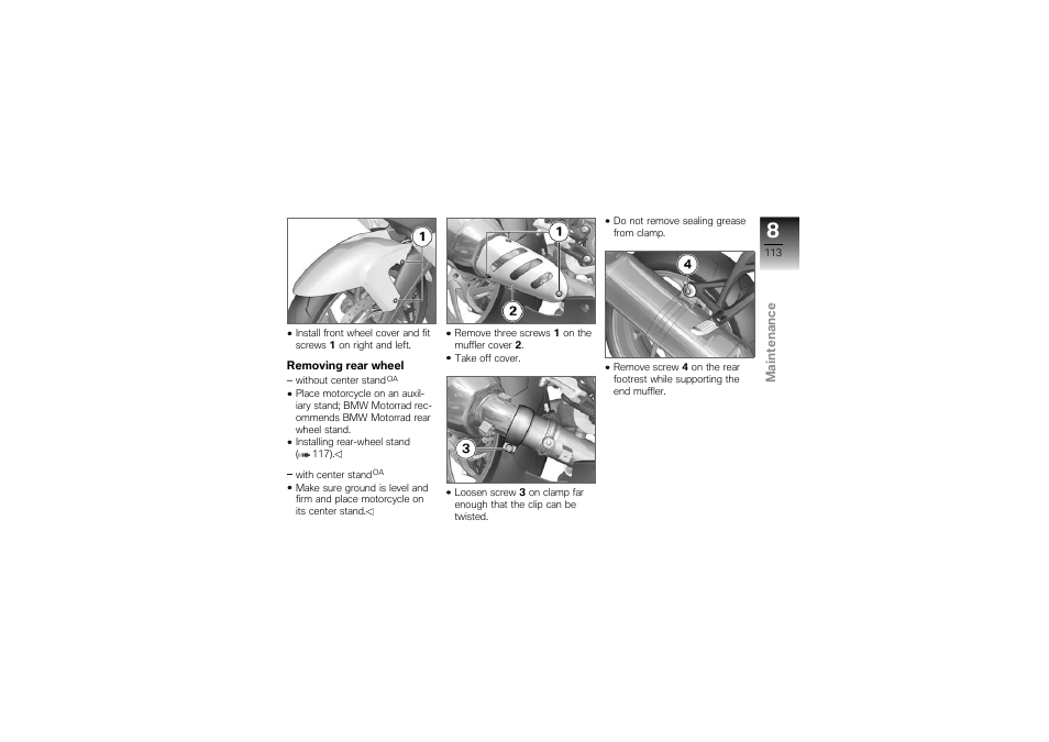 BMW Motorrad K1300S User Manual | Page 117 / 170