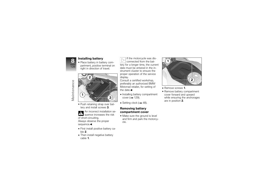 BMW Motorrad K1300S User Manual | Page 132 / 170