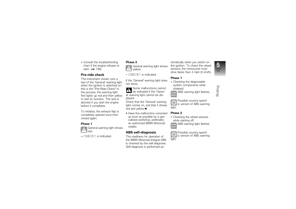 BMW Motorrad K1300S User Manual | Page 77 / 170