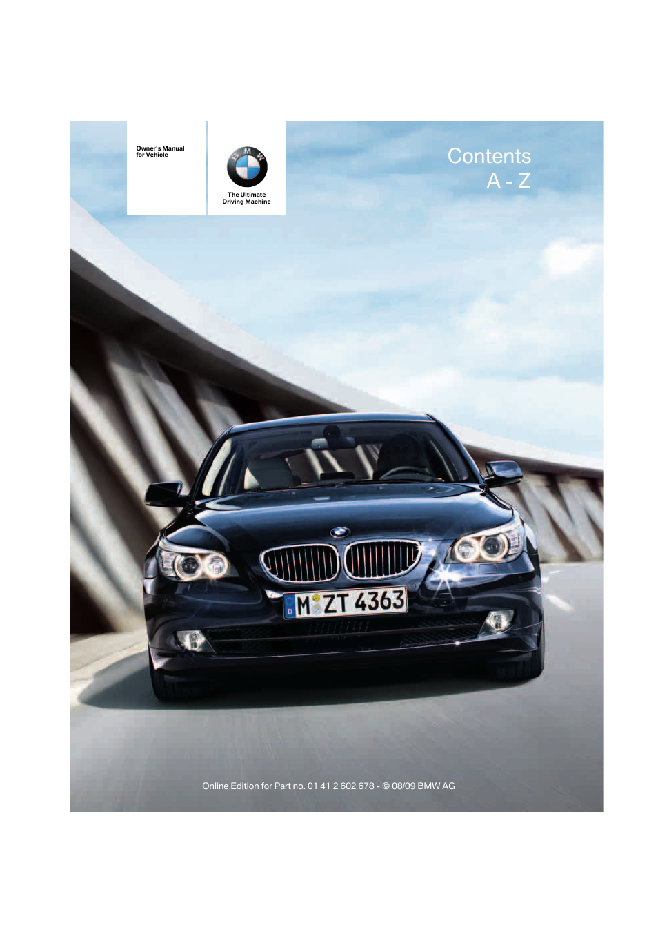 BMW 528I XDRIVE User Manual | 271 pages