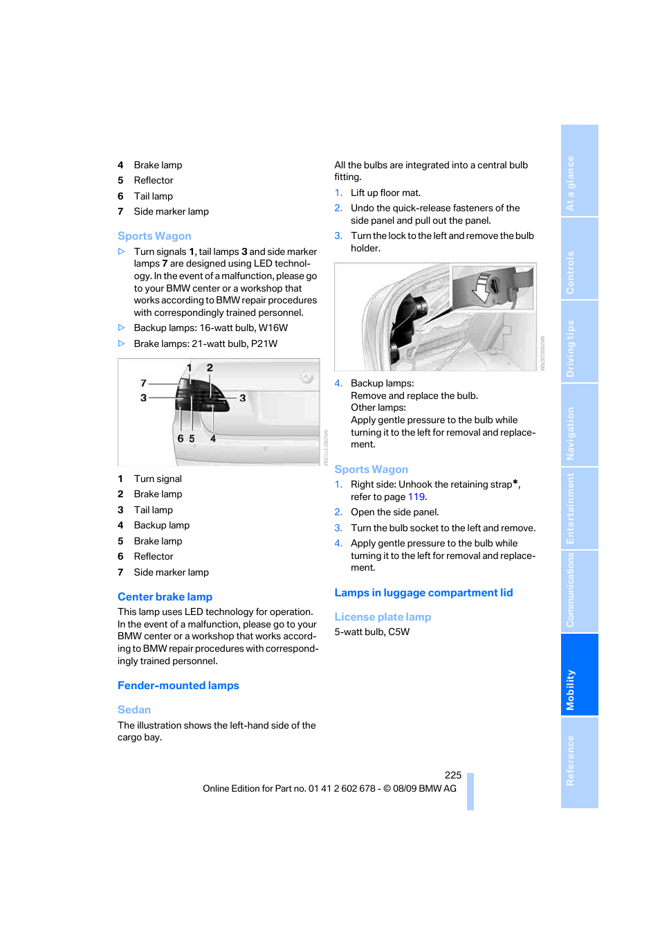 BMW 528I XDRIVE User Manual | Page 227 / 271