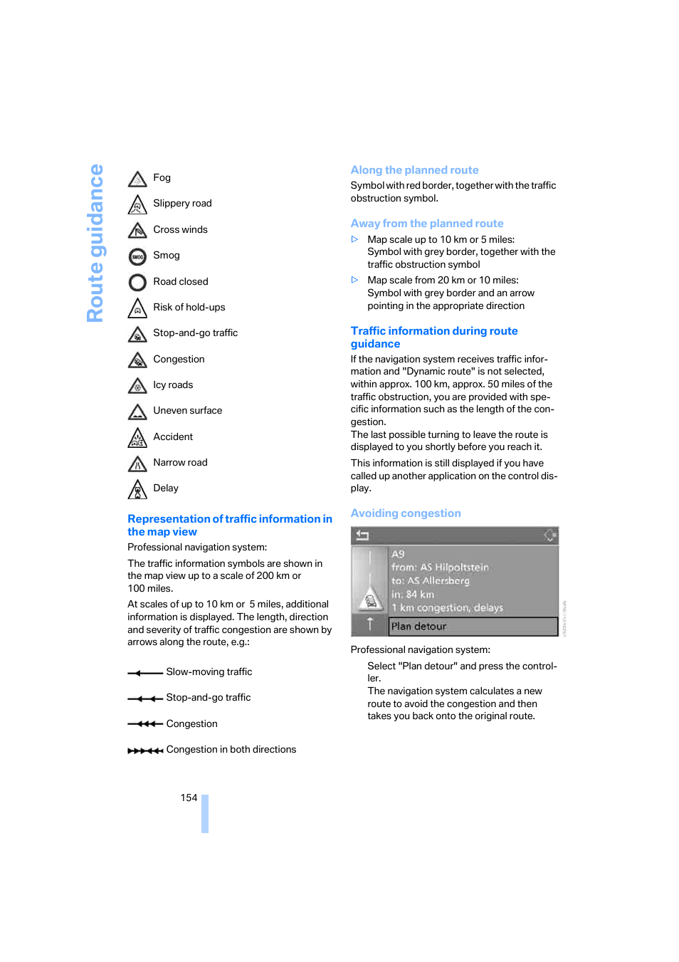 Route guidance | BMW 530XD User Manual | Page 155 / 248