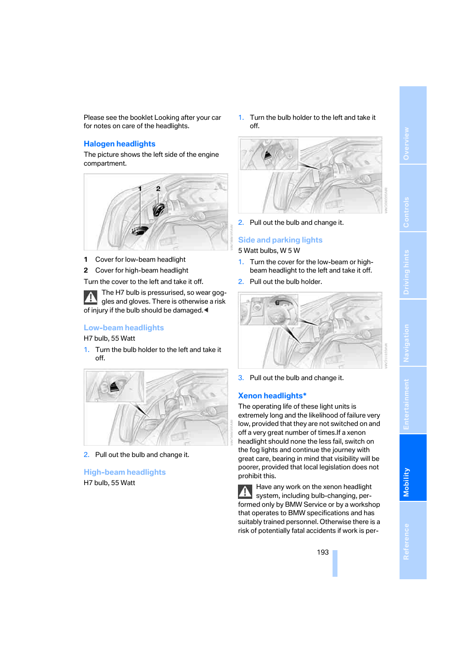 BMW 530XD User Manual | Page 194 / 248