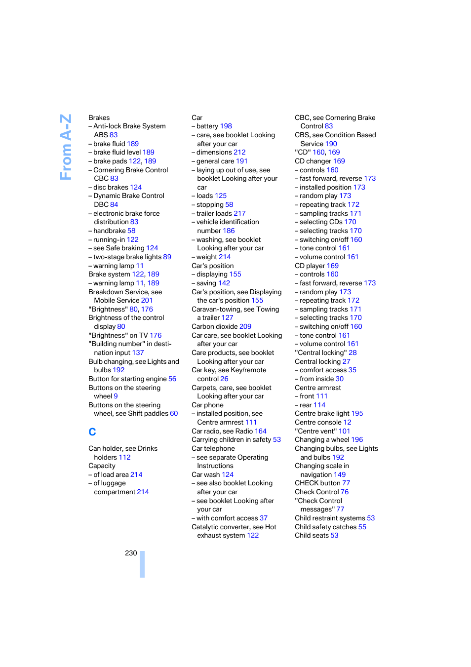 BMW 530XD User Manual | Page 231 / 248