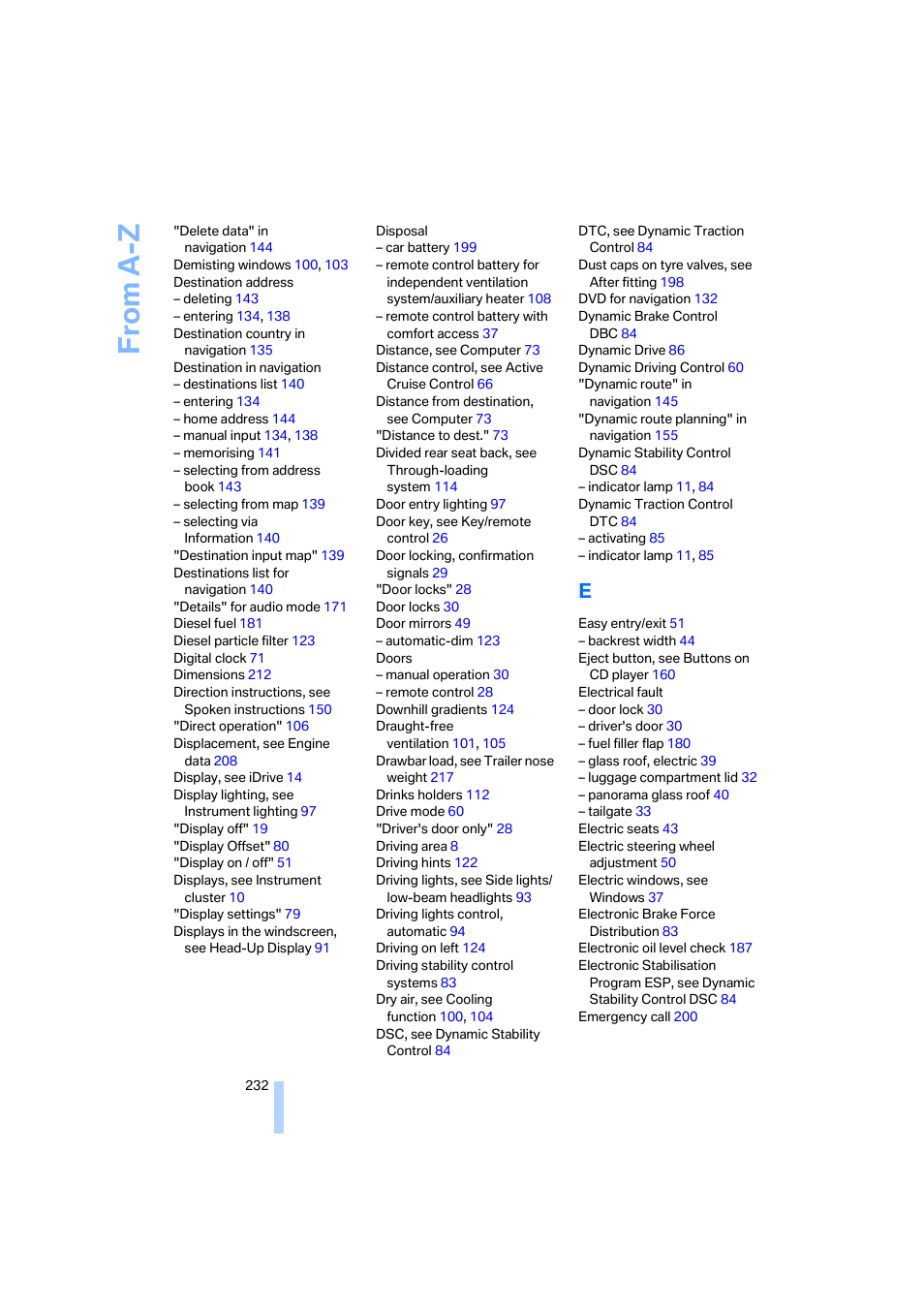 BMW 530XD User Manual | Page 233 / 248