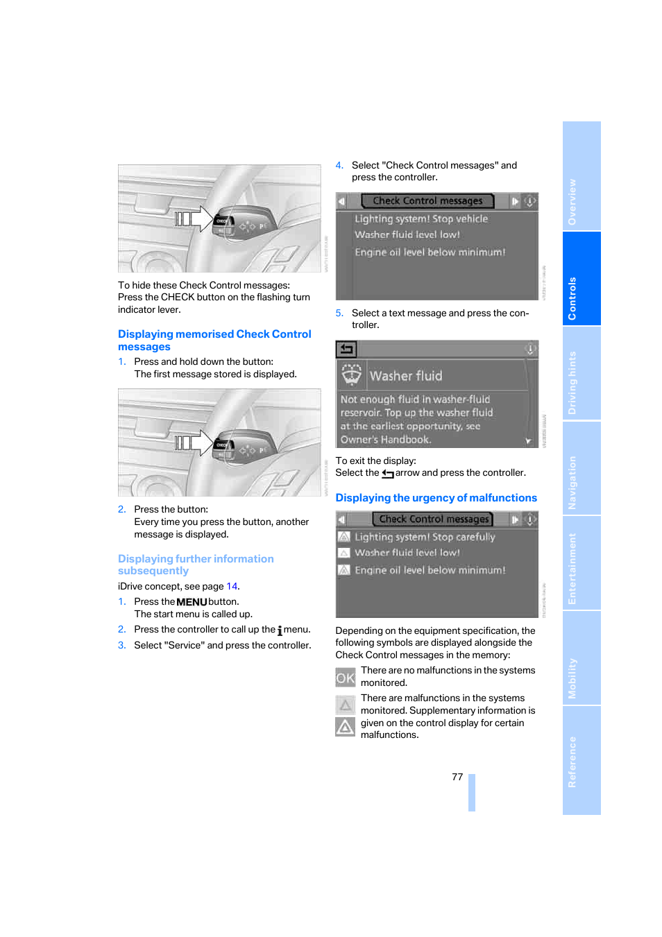 BMW 530XD User Manual | Page 78 / 248