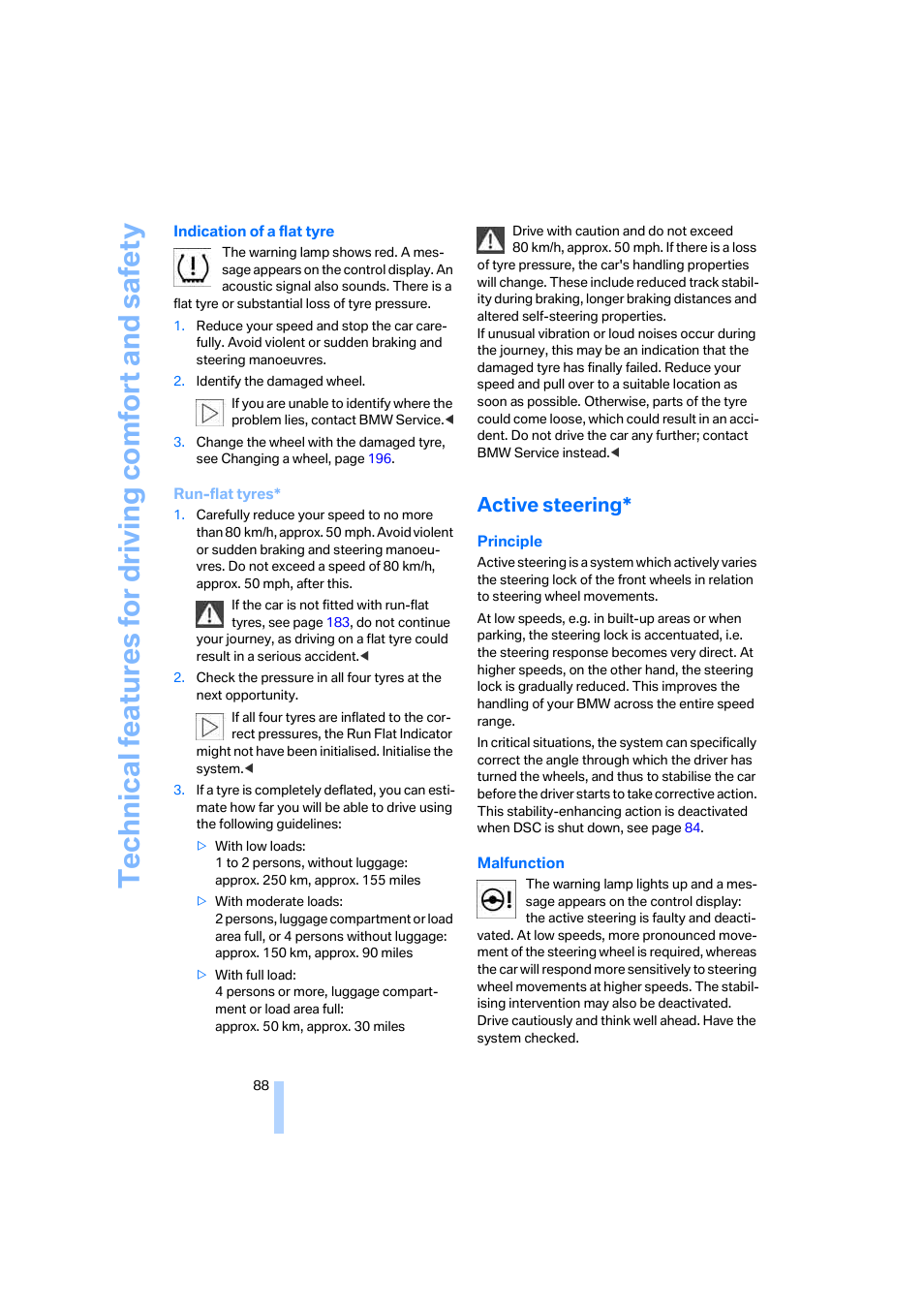 Active steering | BMW 530XD User Manual | Page 89 / 248