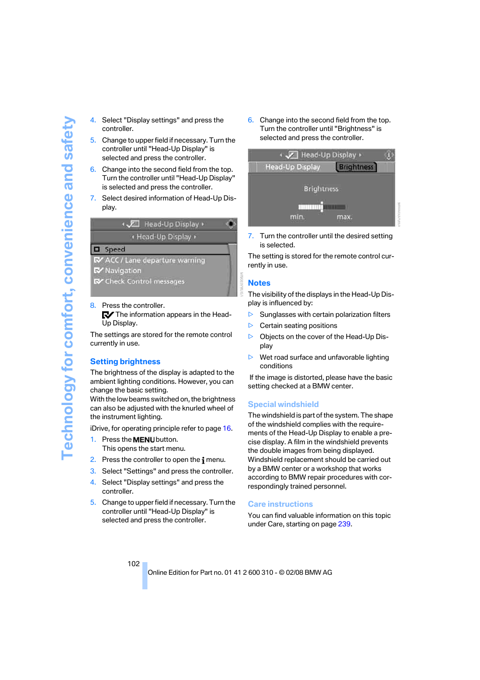 BMW AG 528XI User Manual | Page 104 / 292