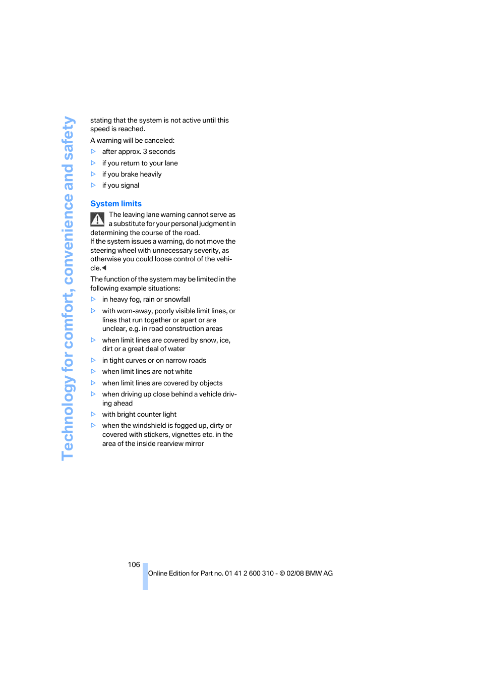 BMW AG 528XI User Manual | Page 108 / 292