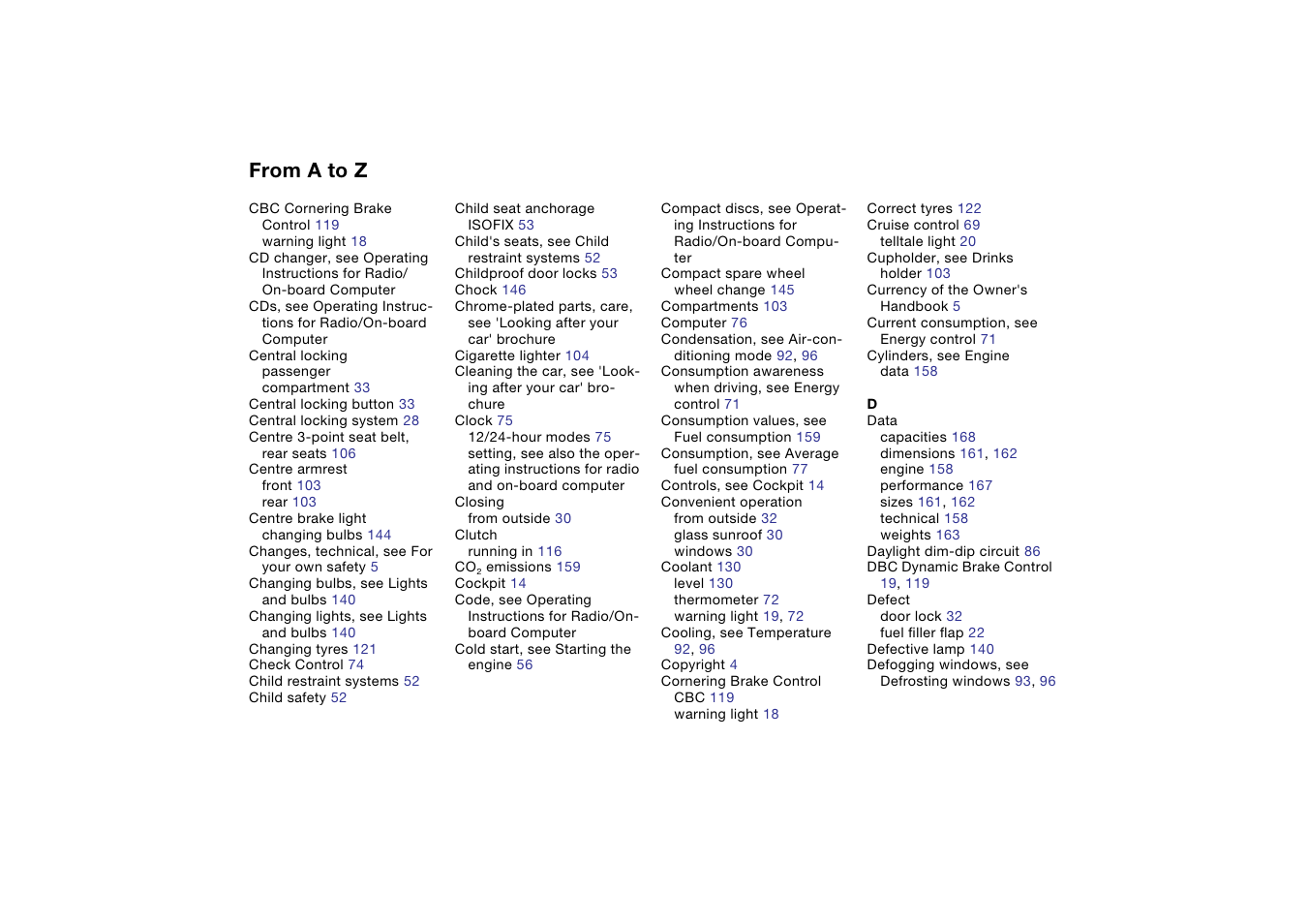 BMW AG User Manual | Page 174 / 186