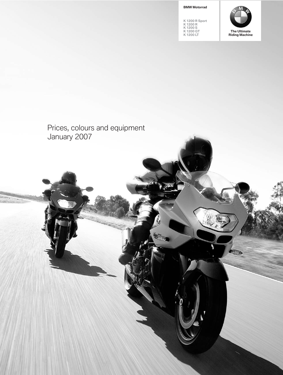 BMW MOTORRAD K 1200 R SPORT User Manual | 16 pages