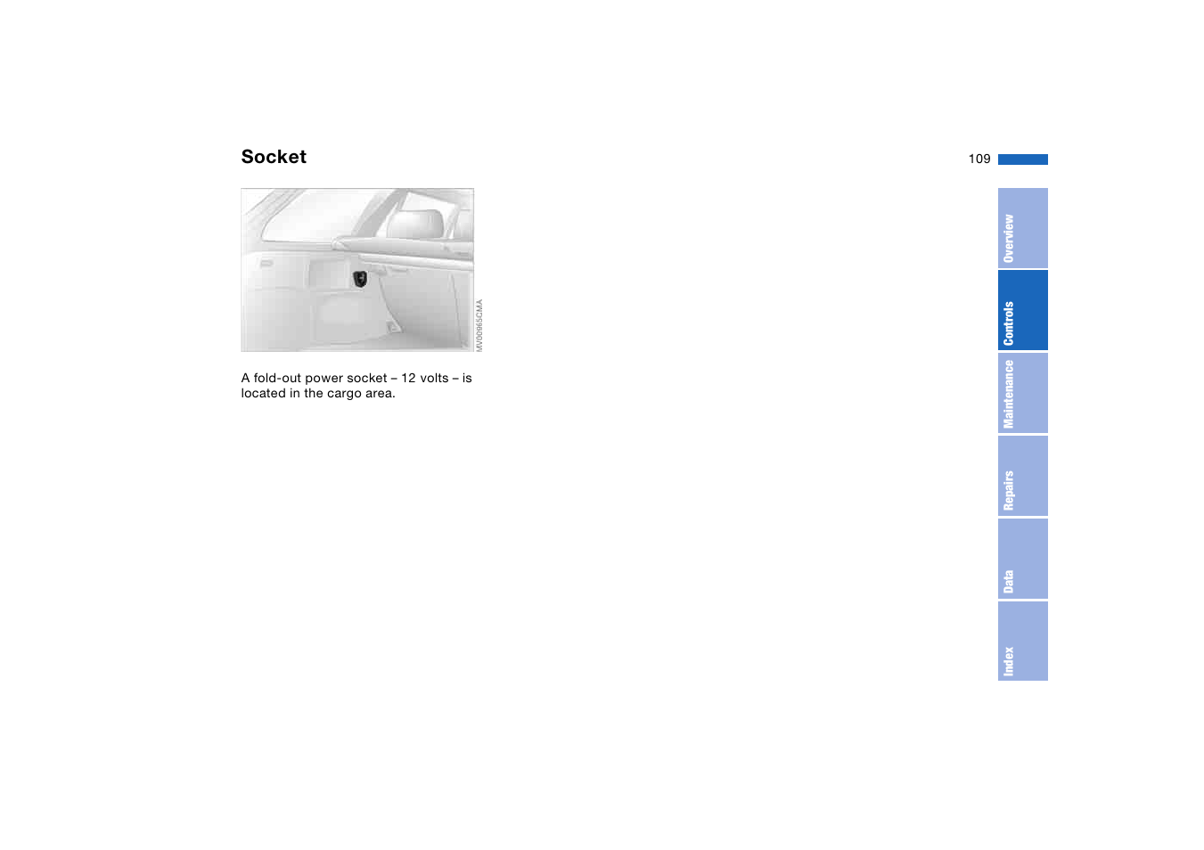 Socket | BMW 325XI User Manual | Page 109 / 178