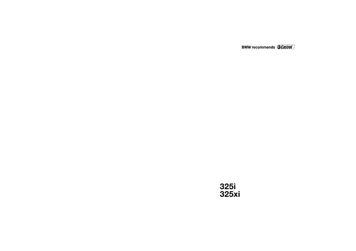 BMW 325XI User Manual | Page 2 / 178