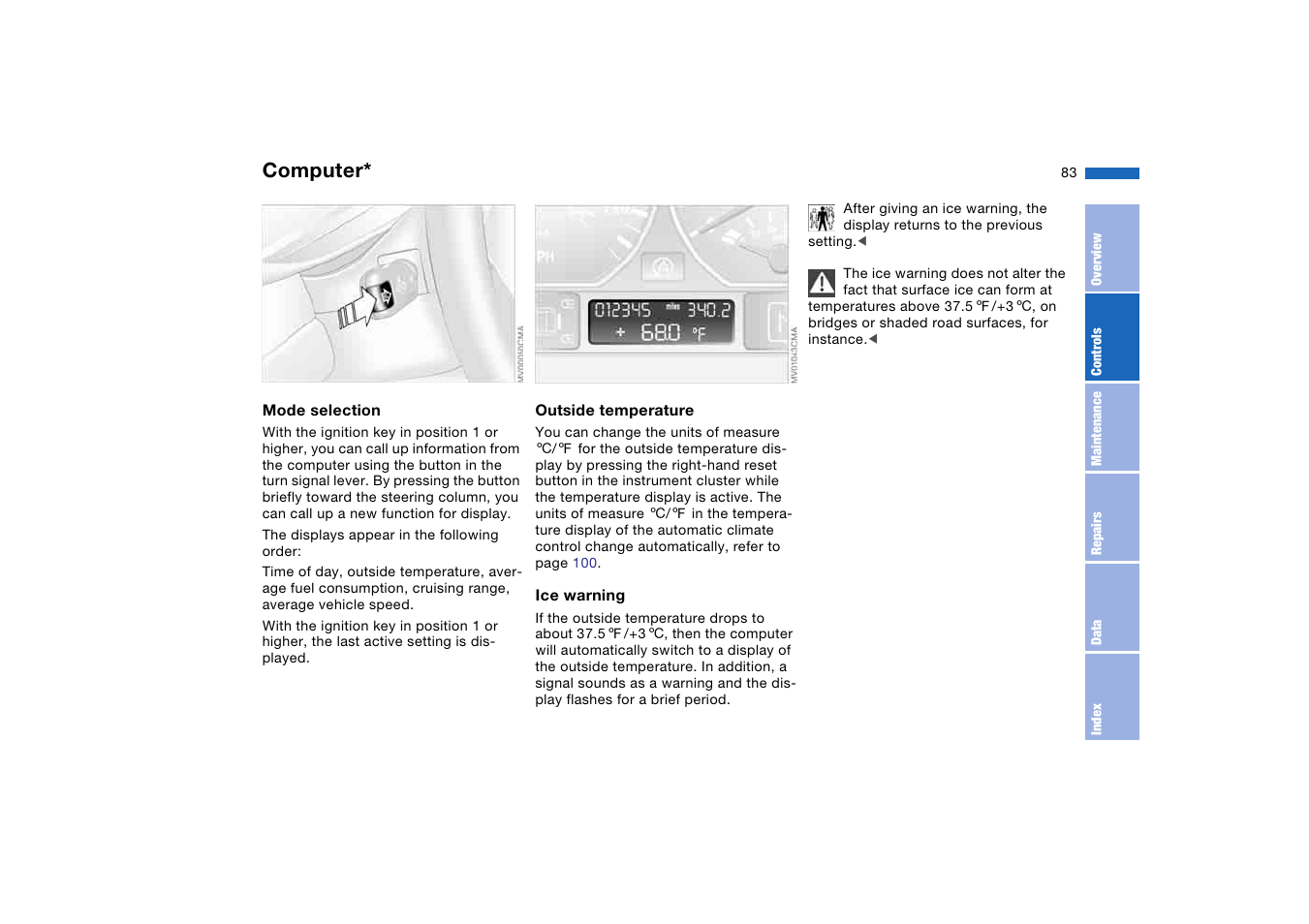 Computer | BMW 325XI User Manual | Page 83 / 178