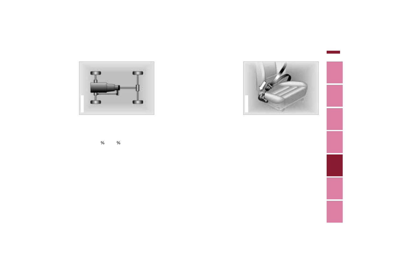 Four-wheel drive, Safety belt tensioner, Four-wheel drive safety belt tensioner | BMW 01 41 0 155 307 User Manual | Page 175 / 203