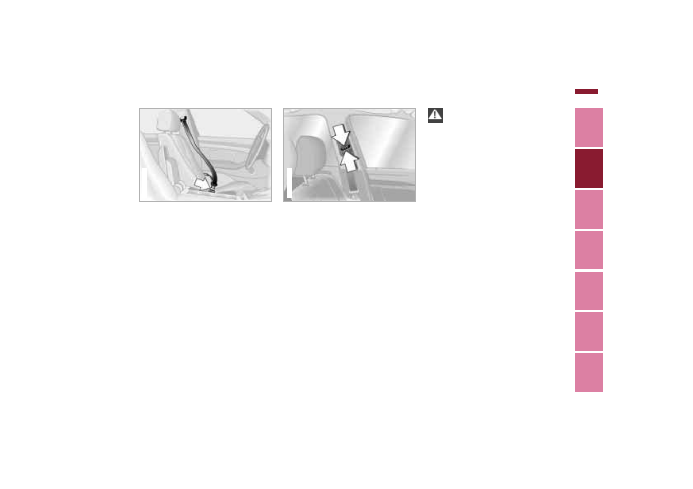 Safety belts | BMW 01 41 0 155 307 User Manual | Page 53 / 203