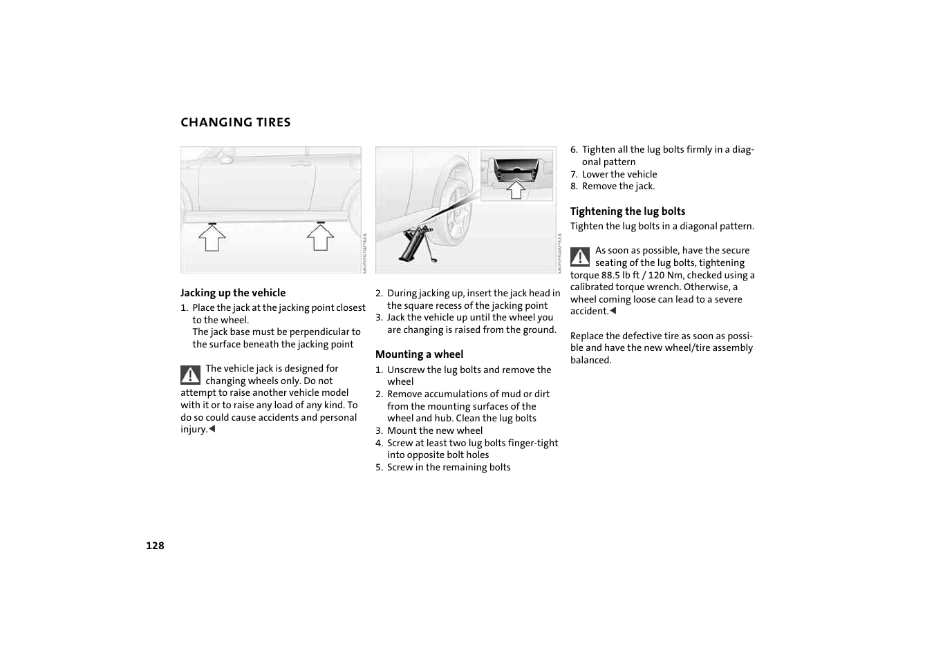 BMW 2004 Mini Convertible Cooper User Manual | Page 130 / 165