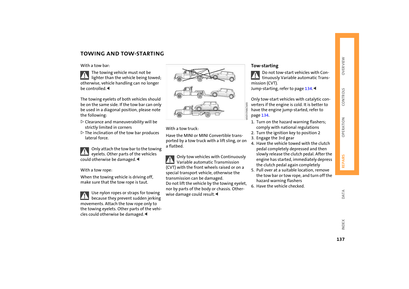 BMW 2004 Mini Convertible Cooper User Manual | Page 139 / 165