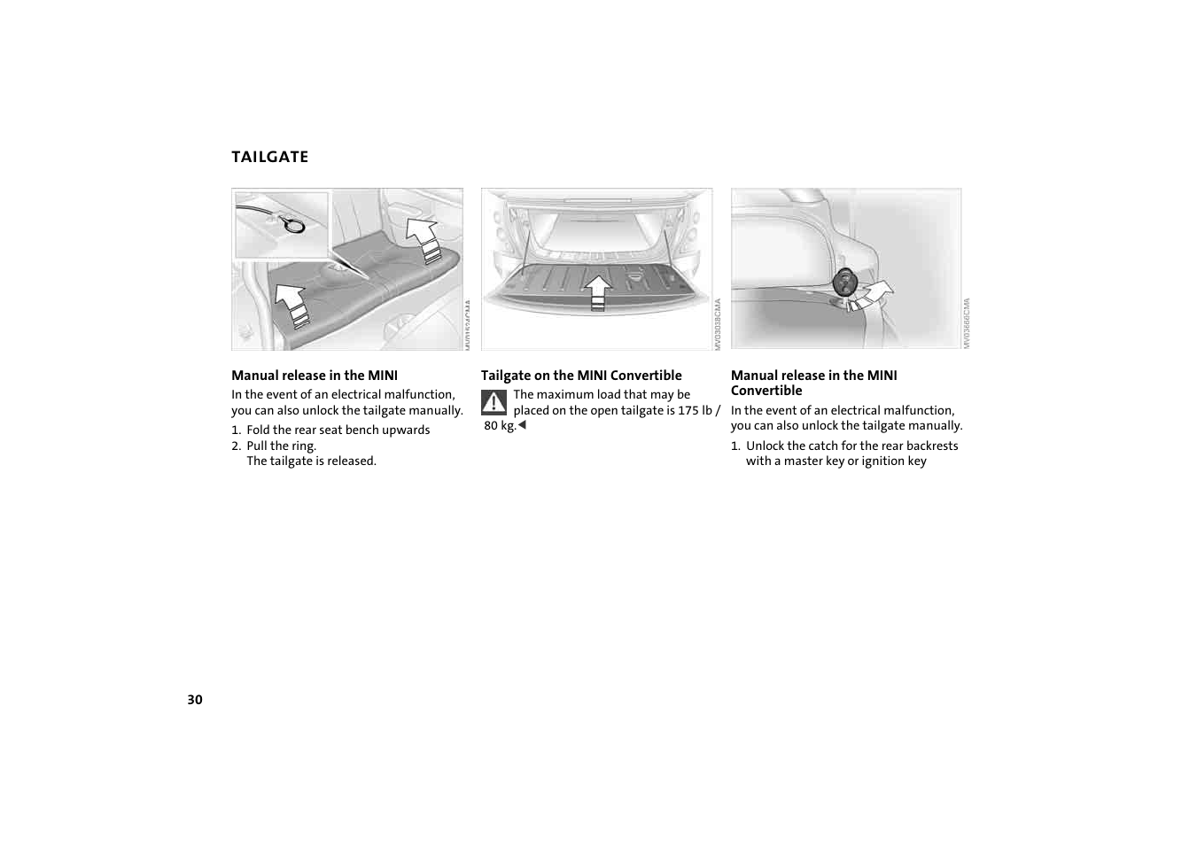 BMW 2004 Mini Convertible Cooper User Manual | Page 32 / 165