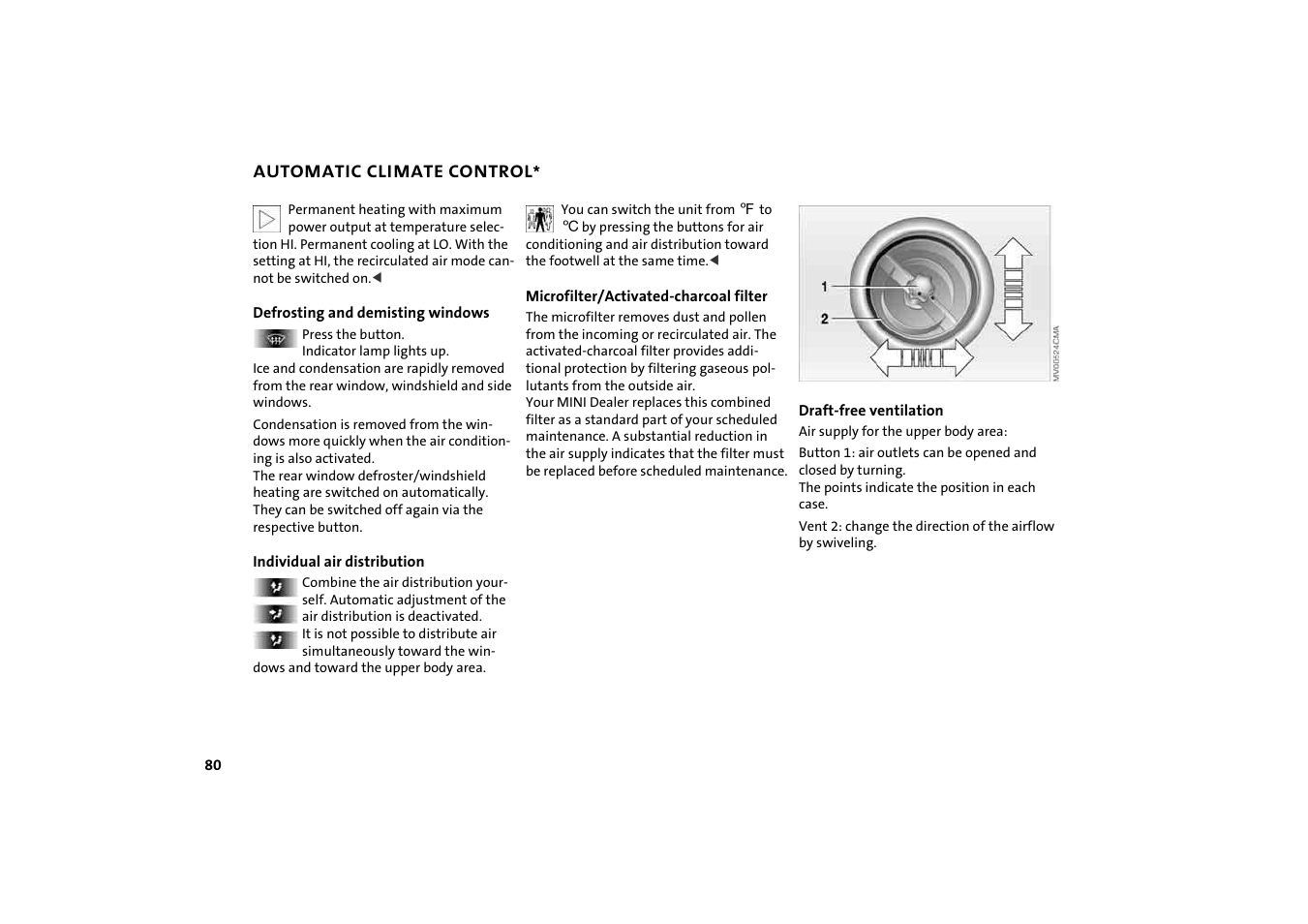 BMW 2004 Mini Convertible Cooper User Manual | Page 82 / 165