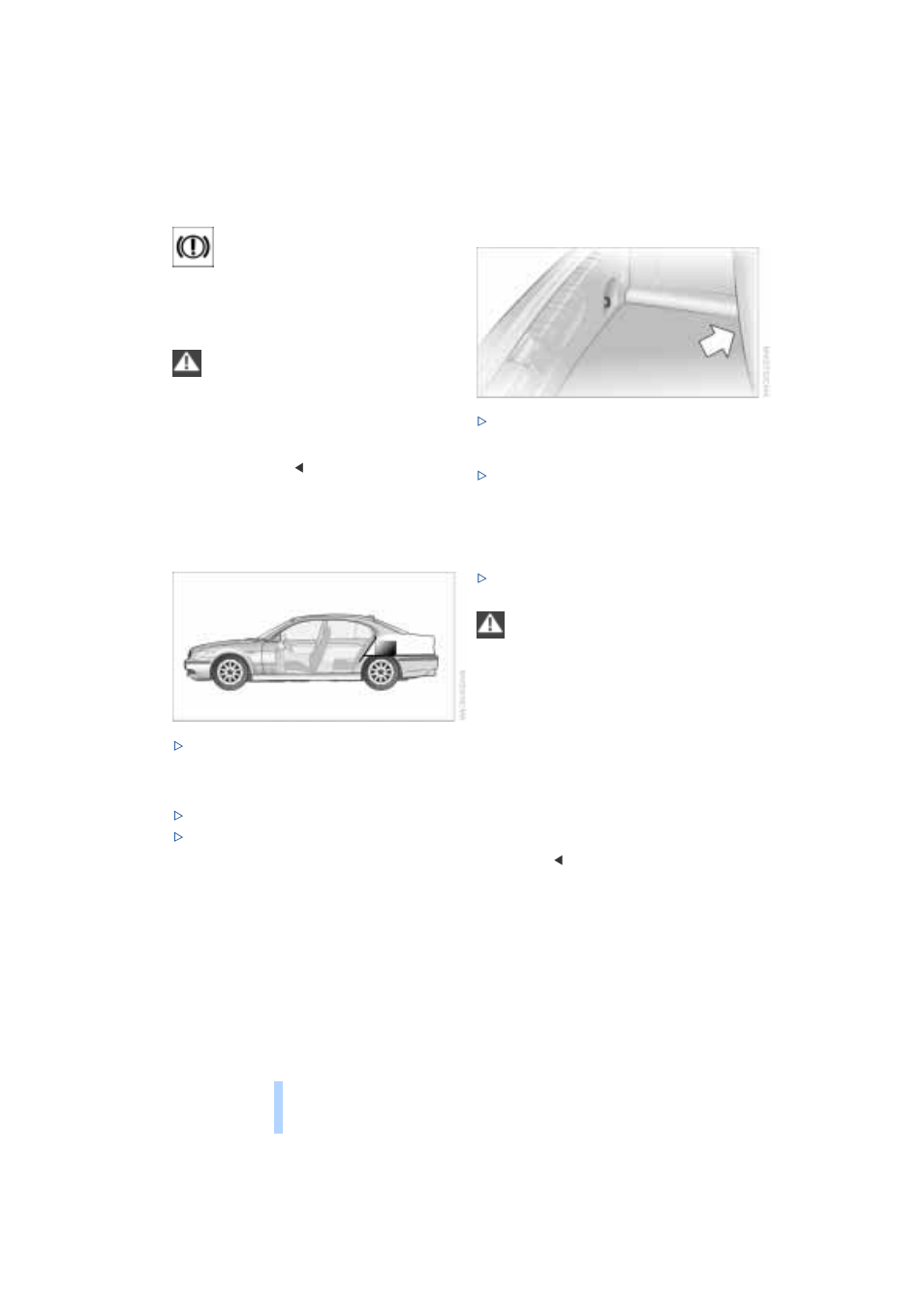 Cargo loading, Things to remember when driving | BMW 745I User Manual | Page 128 / 229