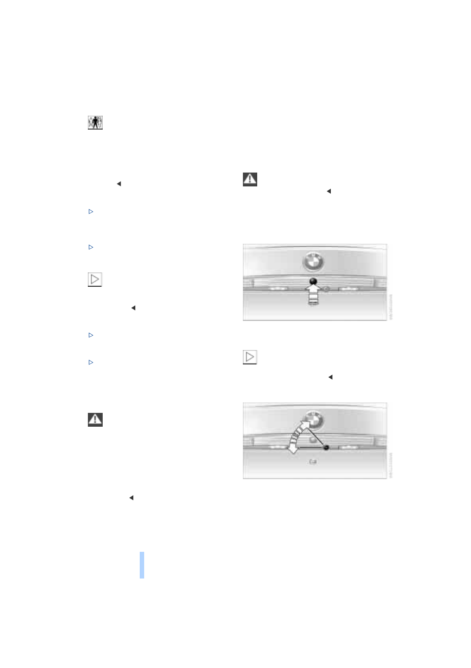 Doors, Luggage compartment lid, Opening and closing | BMW 745I User Manual | Page 40 / 229