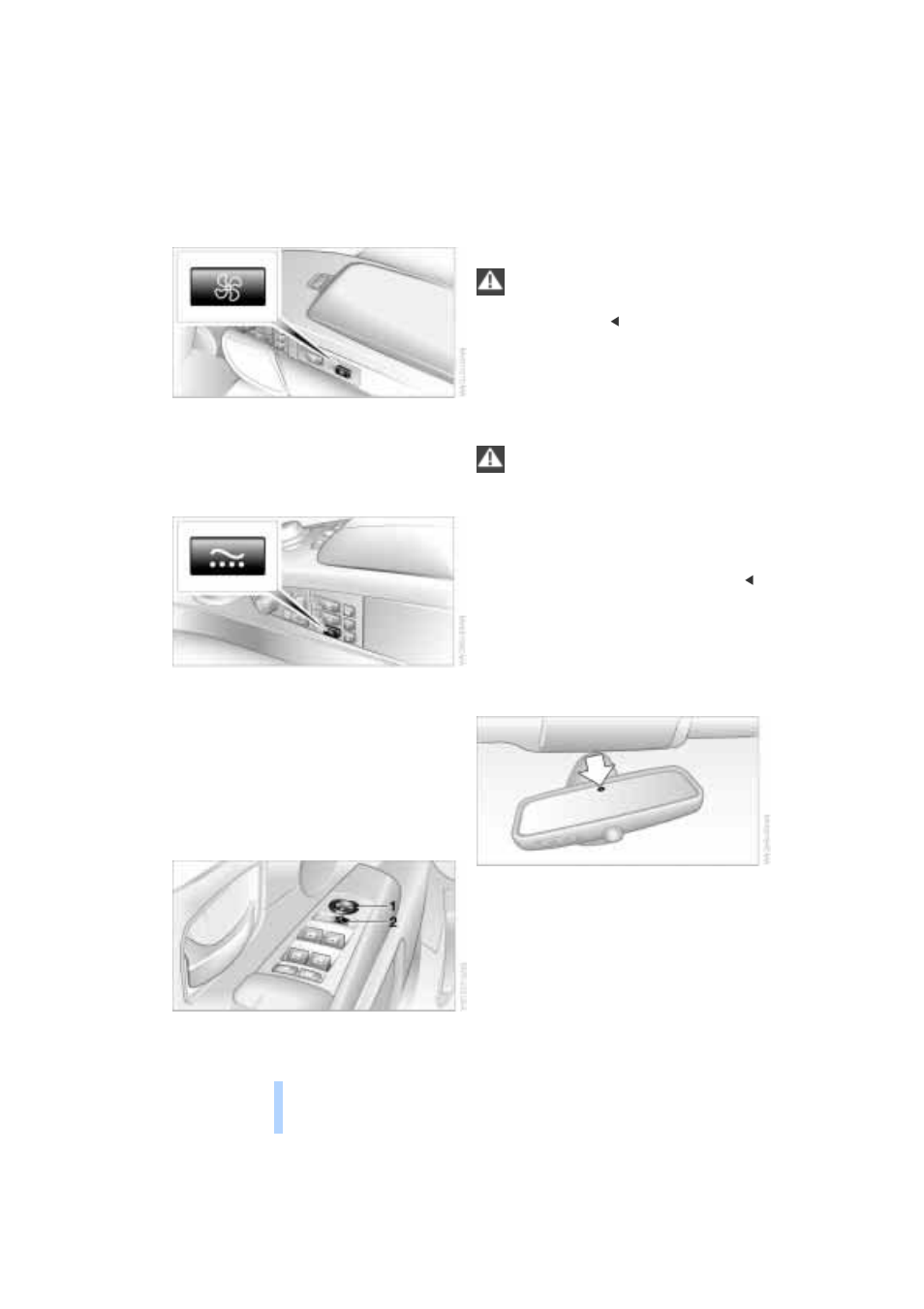 Active seat, Mirrors, Exterior mirrors | Adjustments | BMW 745I User Manual | Page 54 / 229