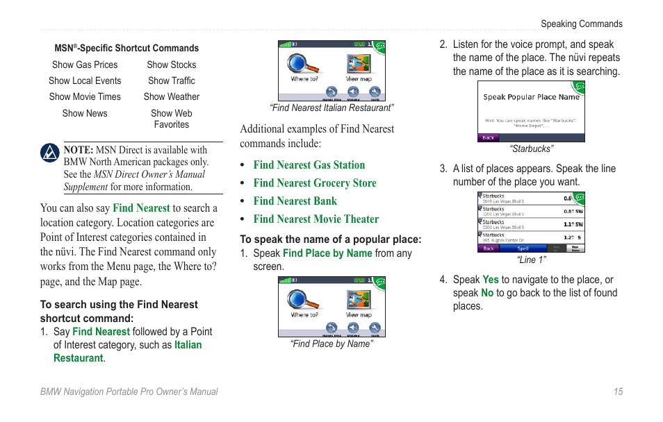 BMW Navigation Portable Pro User Manual | Page 21 / 56