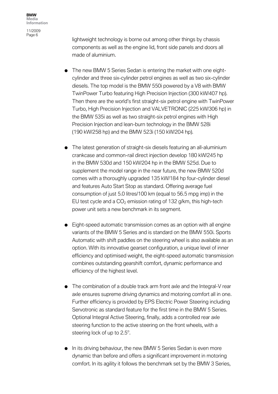 BMW 5 User Manual | Page 6 / 80