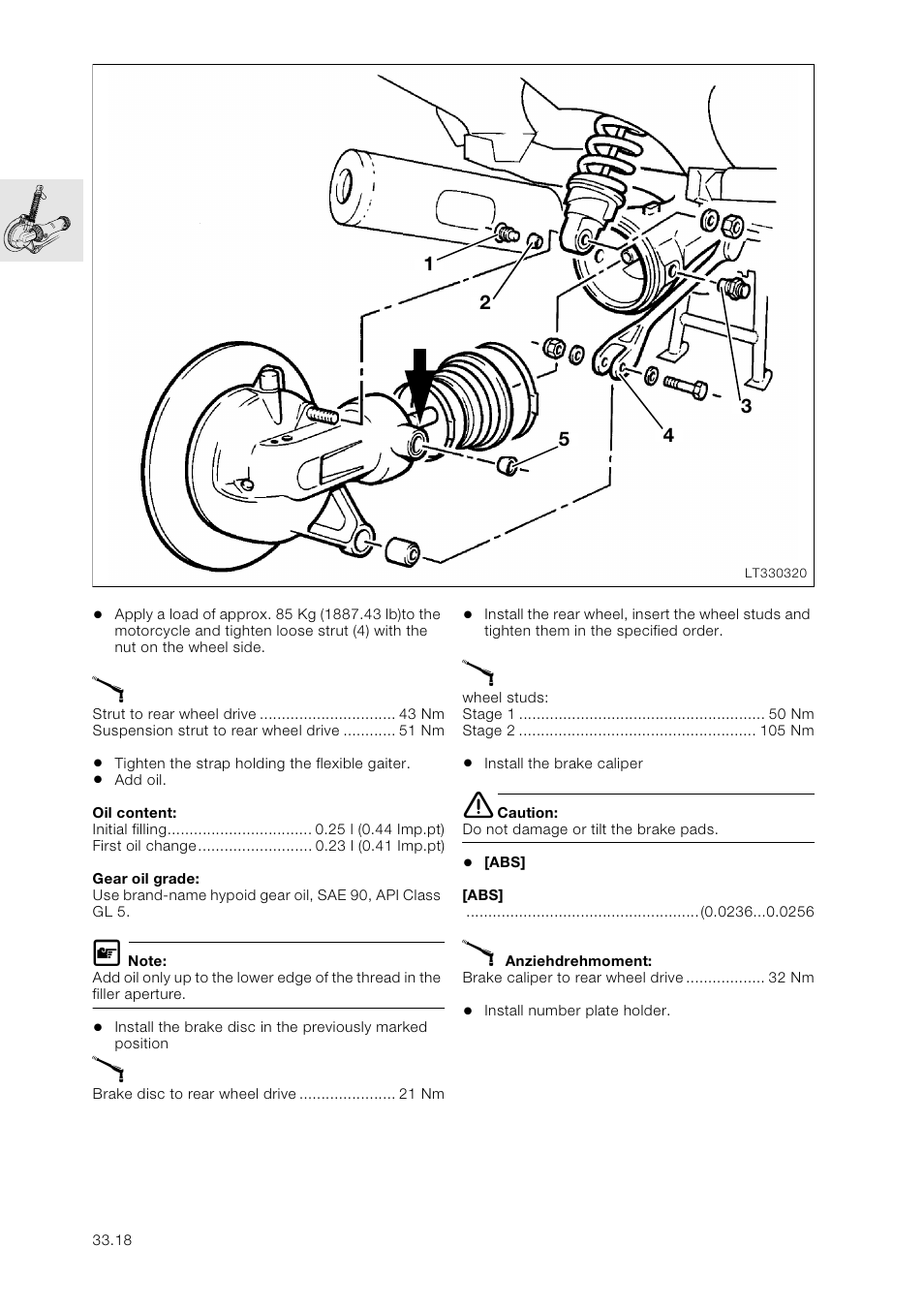 BMW K 1100 LT/RS User Manual | Page 254 / 364