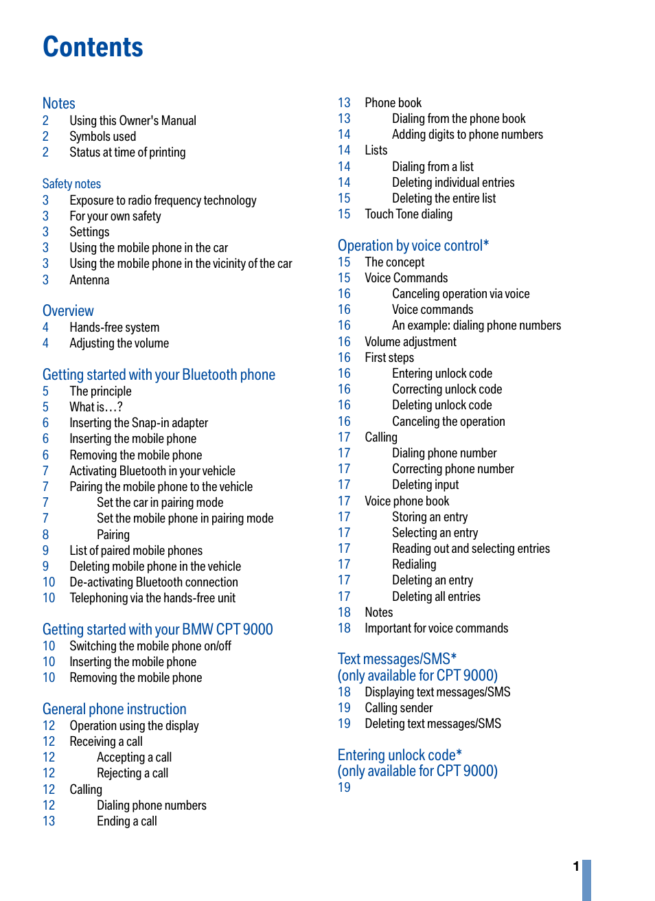 BMW CPT 9000 User Manual | Page 5 / 24