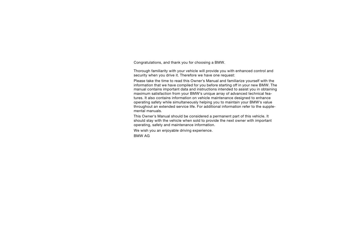 Introduction | BMW 330XI User Manual | Page 3 / 166