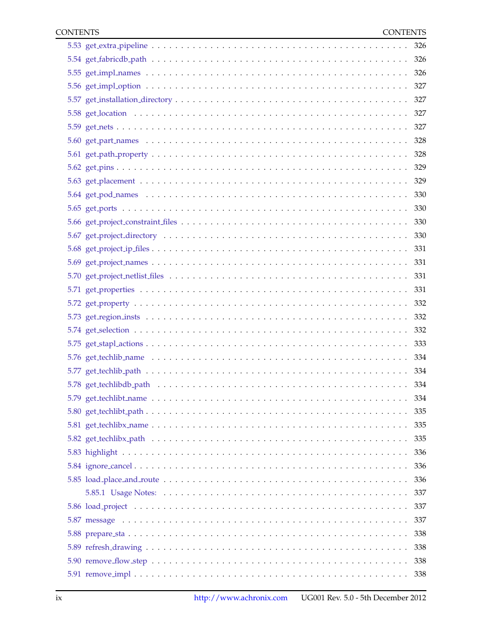 Achronix ACE Version 5.0 User Manual | Page 10 / 389