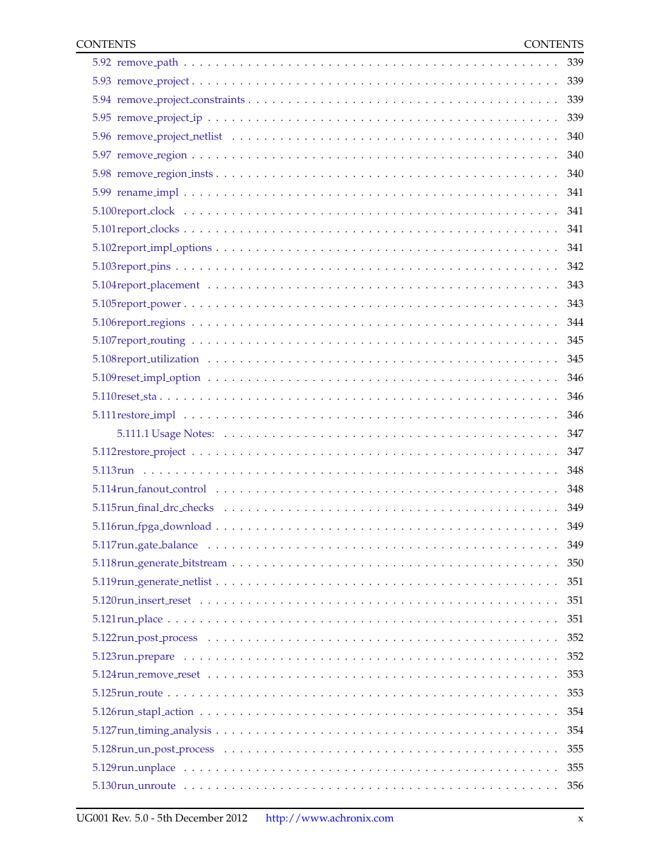 Achronix ACE Version 5.0 User Manual | Page 11 / 389