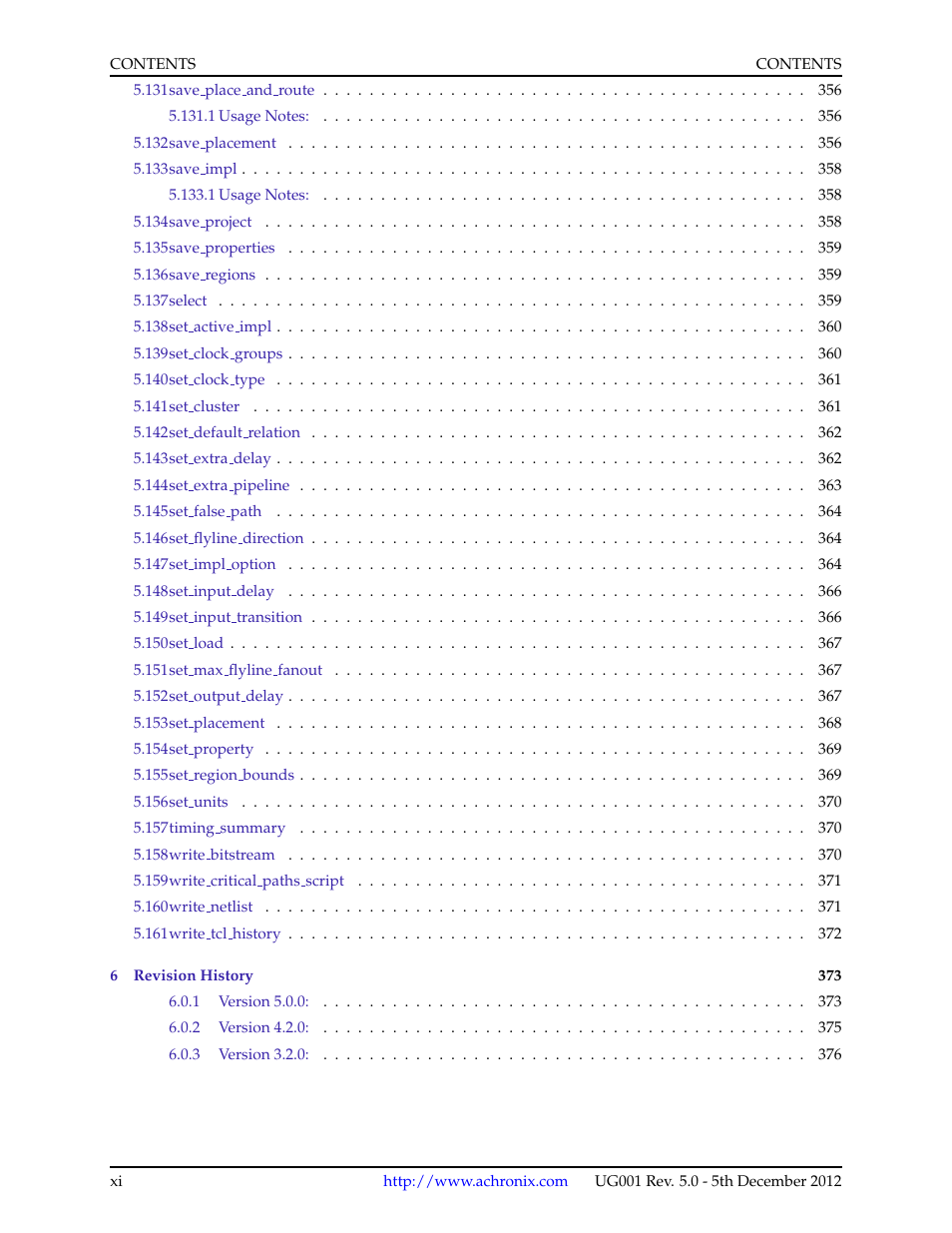 Achronix ACE Version 5.0 User Manual | Page 12 / 389