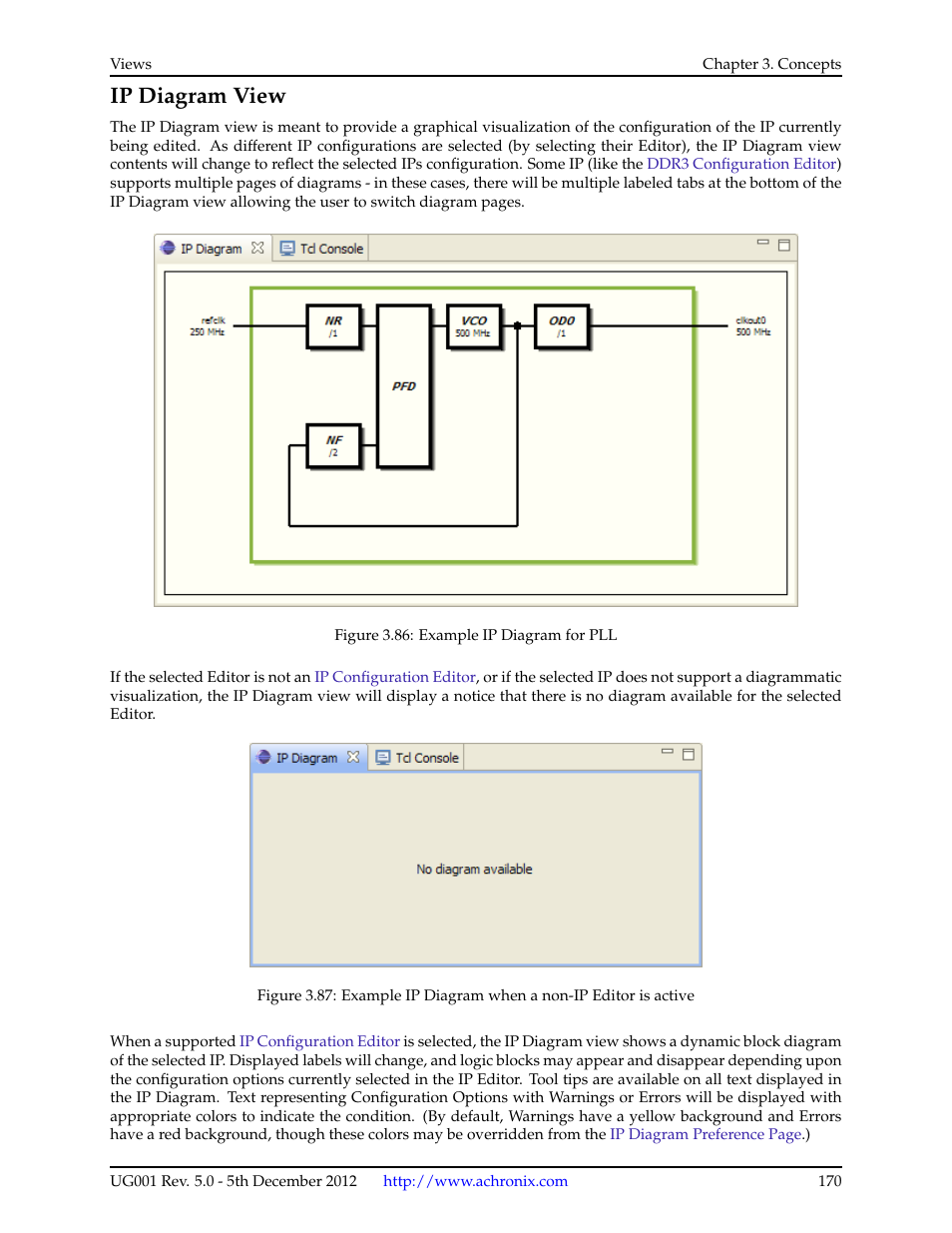 Ip diagram view, 18 ip diagram view, Ip diagram | View | Achronix ACE Version 5.0 User Manual | Page 182 / 389