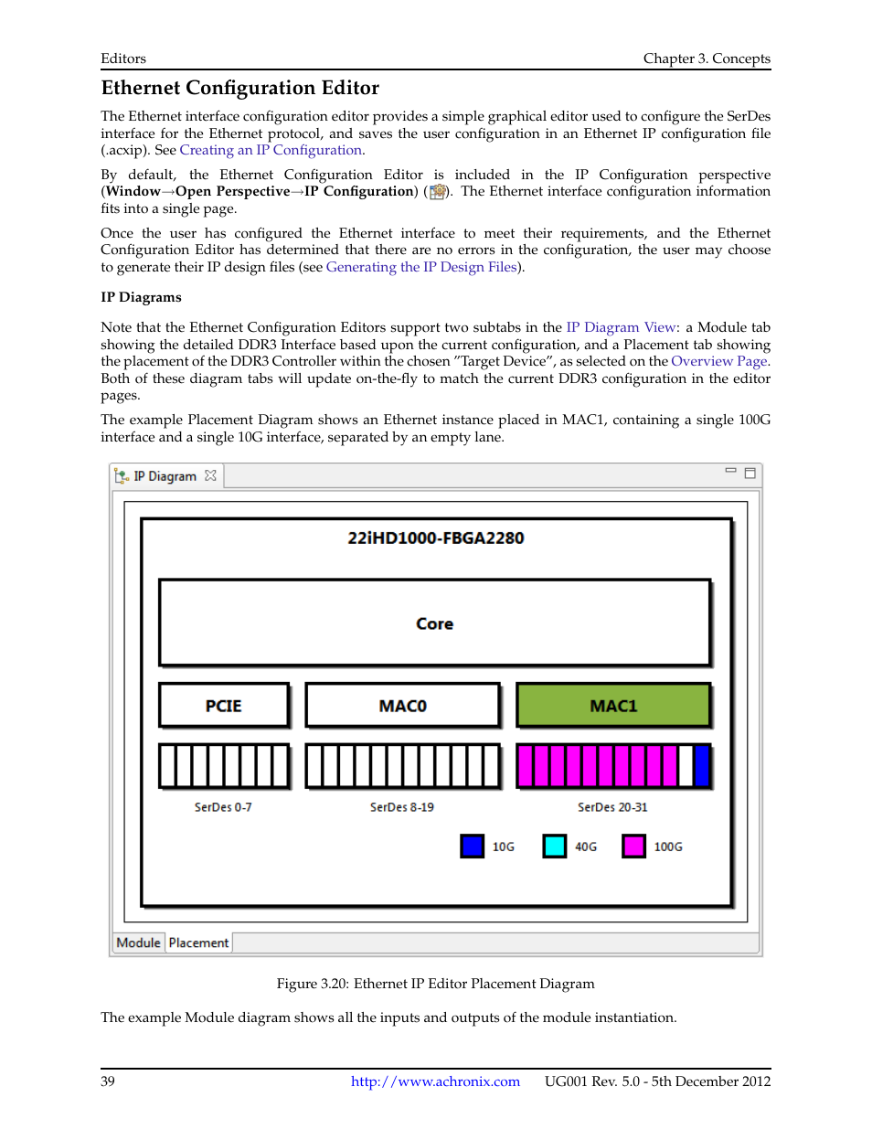 Ethernet configuration editor | Achronix ACE Version 5.0 User Manual | Page 51 / 389