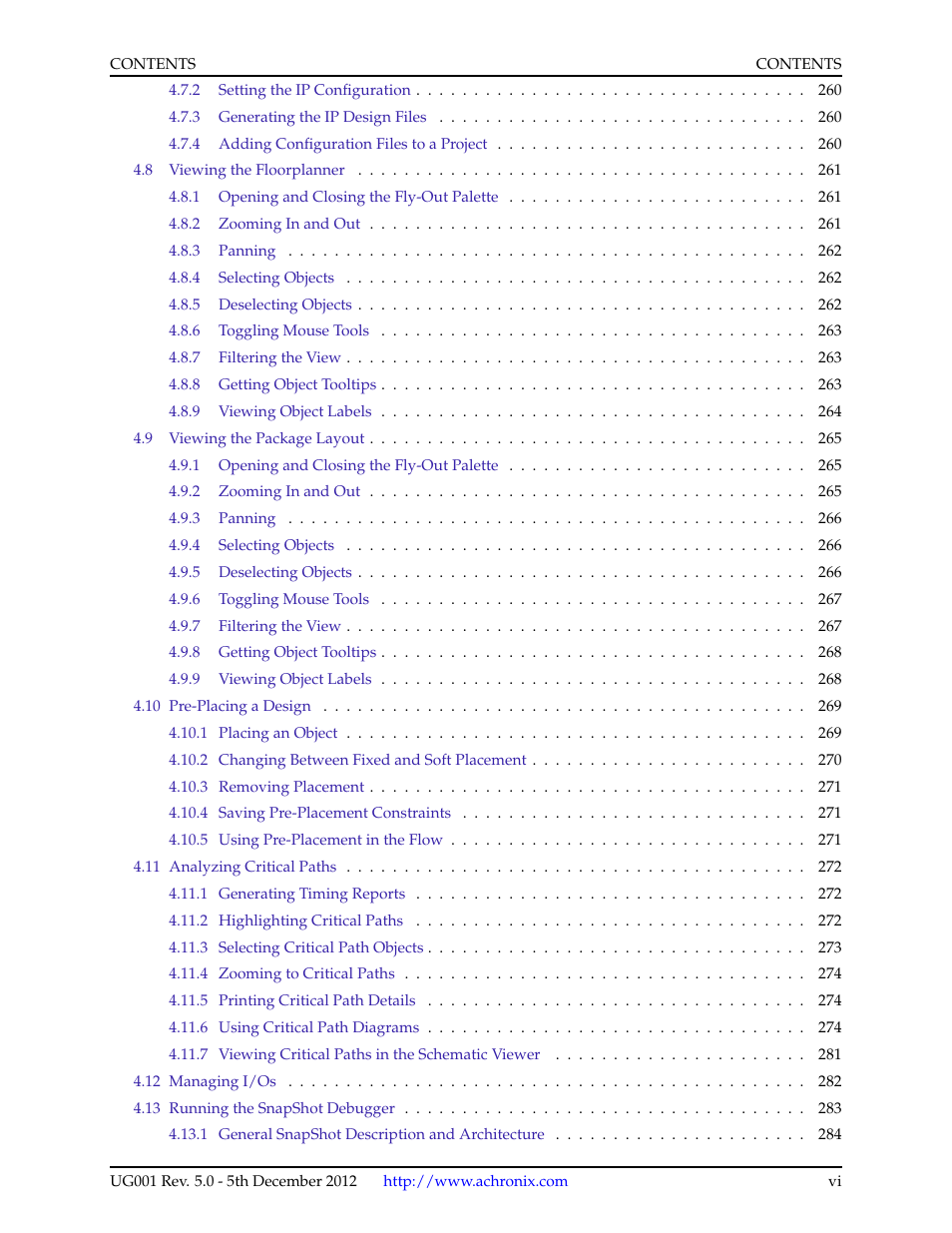 Achronix ACE Version 5.0 User Manual | Page 7 / 389