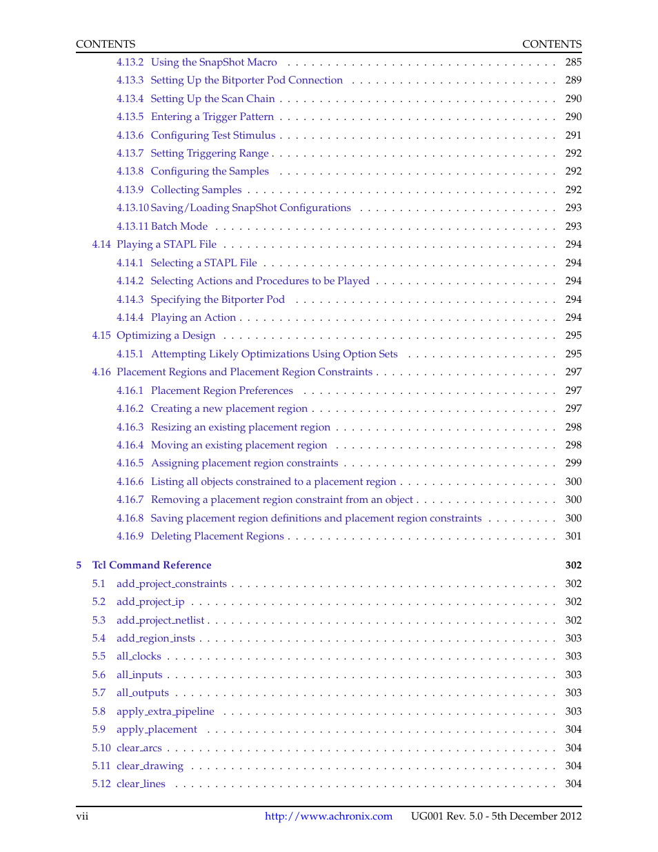 Achronix ACE Version 5.0 User Manual | Page 8 / 389