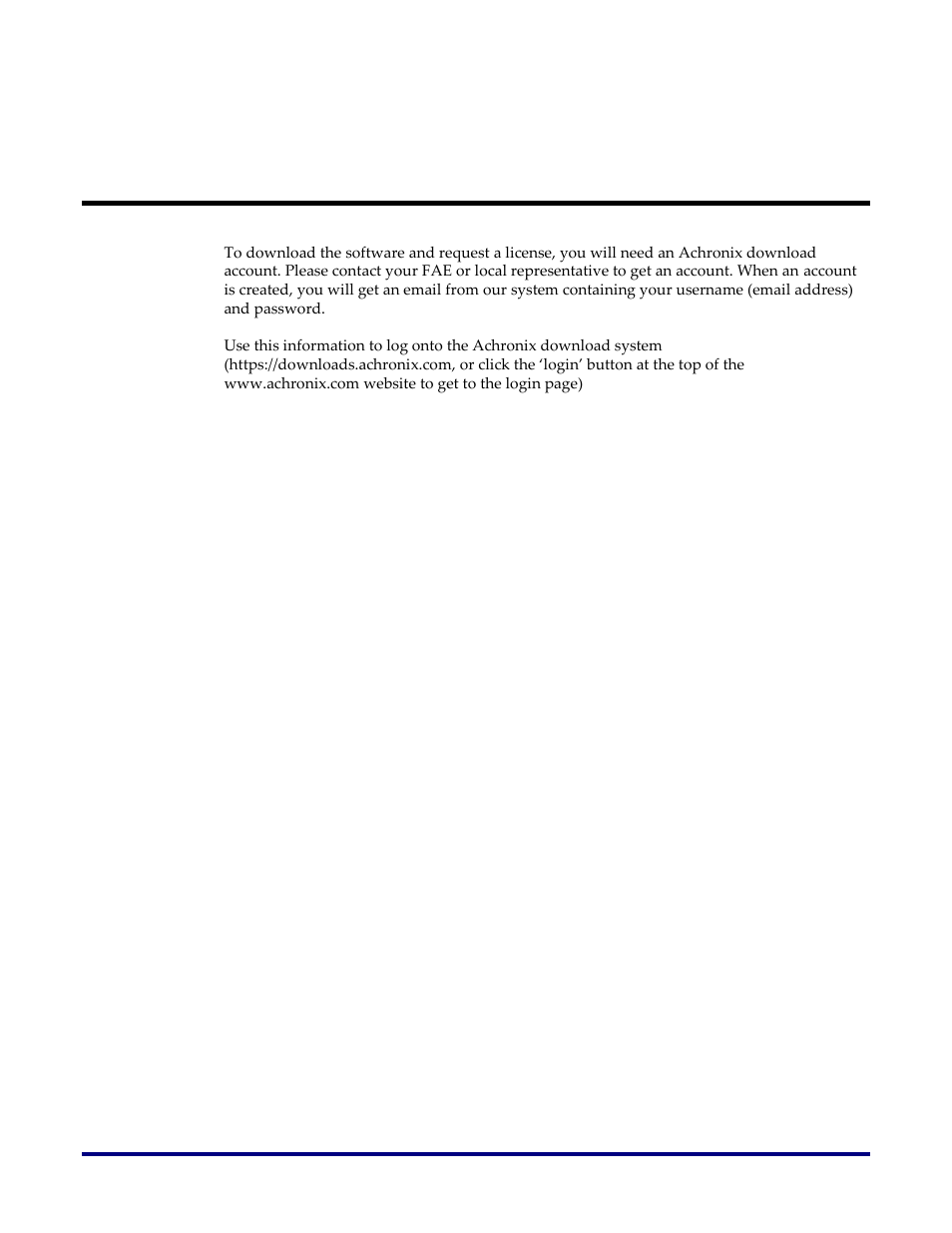Get a download account | Achronix ACE License & Installation User Manual | Page 5 / 14