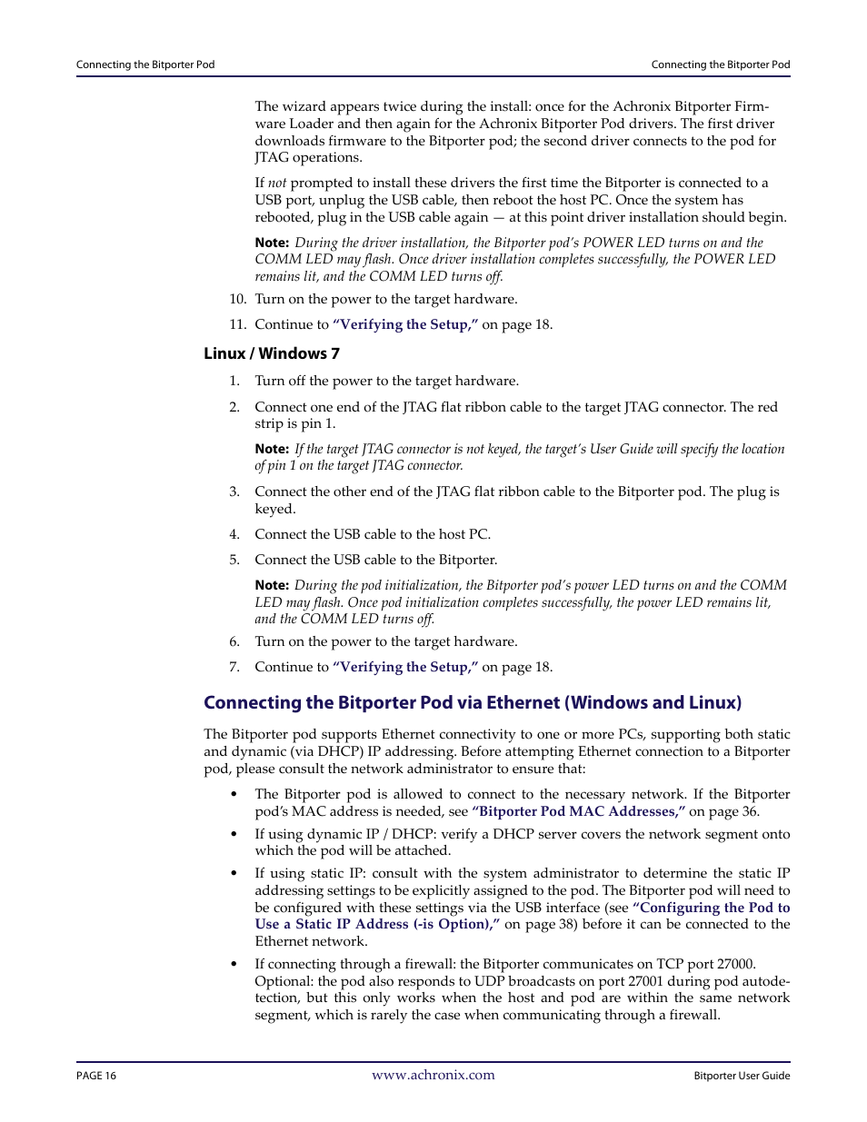 Achronix Bitporter User Manual | Page 22 / 50